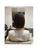 切りっぱなしボブ