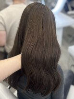 【ブリーチなし】オリーブベージュカラー