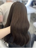 【ブリーチなし】オリーブベージュカラー