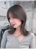 フィヴェント(Fivent) 美髪韓国レイヤーイメチェン夏ハイライトカラーくびれヘア