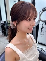 ロンドワン 三宮元町(Lond one) 韓国レイヤーカット/フェイスレイヤー/前髪/韓国風バング