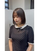 ザシェノンウメダ(THA CHAINON UMEDA) 心斎橋/着物ヘア/大人ガーリー/ダークアッシュ/似合わせカット