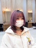 ユウヘアー 千代田橋店(U Hair)&nbsp;くすみラベンダー/ブリーチ必須