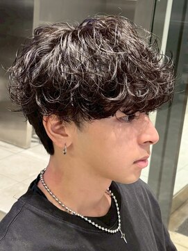 フィフス 渋谷(fifth) 渋谷波巻きツイストスパイラルシャドウルーズパーマツーブロック