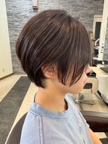 ガーデン 西川田店(garden) 宇都宮ショートボブ顔周りカット白髪ぼかしハイライト白髪染め