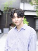 men'shair/波巻きツイストスパイラル/ニュアンスパーマ