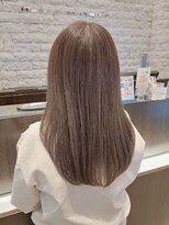 ミック ヘアアンドメイクアップ 高田店(miq Hair&Make up)&nbsp;サンドベージュ/ベージュ系カラー/イルミナカラー/透明感カラー