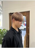 ミルクティーベージュ×韓国シースルーマッシュ