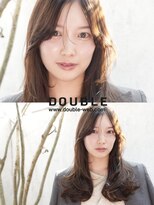 ダブル(DOUBLE)&nbsp;柔らかく揺れる韓国風レイヤー