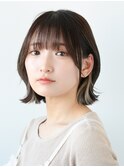 ☆ぱつっとラインが可愛いタッセルボブ/インナーベージュ