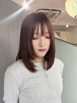 ルトワ(Lutowa)&nbsp;ダークパープル/ナチュラルショート/夏のヘアアレンジ/東広島