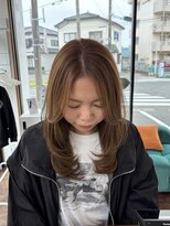 ライフイズモーメント 浜松富塚店(Life is...Moment)&nbsp;レイヤーカット×ベージュカラー