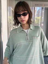 ユヌ(Une) kotaro ニュアンスボブとベージュ