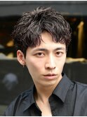 渋谷ルーズショートアクティブショートツイストスパイラルパーマ