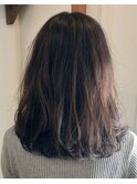 leaオススメ☆ダークフェミニティピンクアッシュミディアムボブ