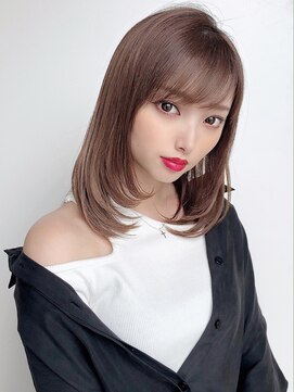 アフロート ルヴア(AFLOAT RUVUA) 【京佳】『私らしく。』似合わせカット　ひし形レイヤー内巻き