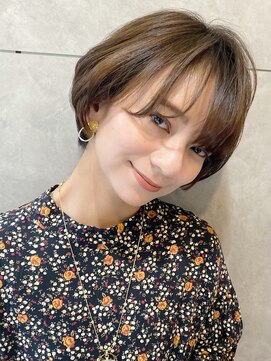 マグ ギンザ(mag ginza) 丸みショート×ダメージレス温感ボタニカルパーマ