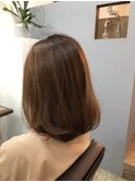 内巻きボブ
