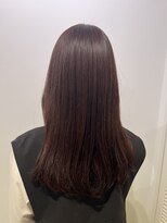 アドラーブル 万代店 (adorable)&nbsp;【艶カラー】ピンクブラウン×大人可愛いロングヘア10代20代30代