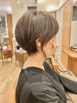 スニップ(Snip) 20代30代大人可愛い小顔ショートボブショートハイライト