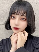 ティア(Tia.)&nbsp;(ボブヘア/髪質改善トリートメント/縮毛矯正/グレージュ)