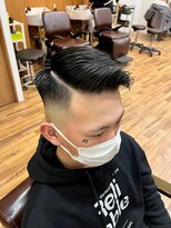 ヘアスタジオ ロメオ(hair studio Romeo) ハードパートラインフェード