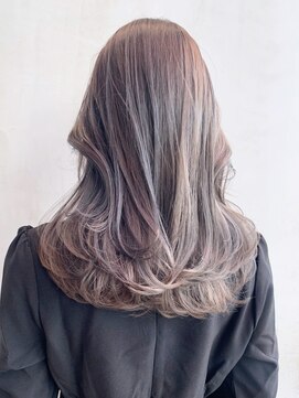 アルバム 渋谷パルコ(ALBUM) グレージュミディ_チェリーブラウンフェミニンロング_ba380953