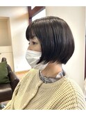 前下がりショートボブ＋イノア/アッシュ【犬山良慈】