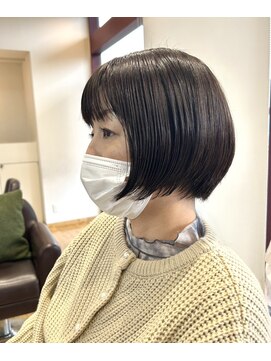 ルッツ(Lutz. hair design) 前下がりショートボブ＋イノア/アッシュ【犬山良慈】