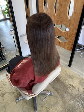 サンタフェ 名駅店(Santa'Fe) Santa'Fe式脱白髪染め白髪ぼかしカラー/ロング