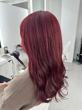 イロウ 山口どうもん店(IROW) デザインカラー/カシスピンク/カシスカラー/髪質改善レイヤー