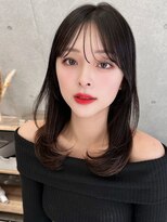 サンド 名古屋(sand)&nbsp;韓国風/インナーカラー/縮毛矯正髪質改善/顔まわり/レイヤー