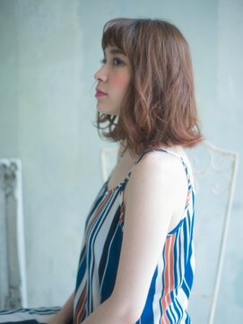 ロルド(Rold) 前髪パーマくせ毛風波巻き小顔エアリーミディ20代30代40代