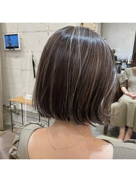 ノラ ヘアーサロン(NORA HAIR SALON) 【中迫】大人の上品なハイライトカラー白髪ぼかし