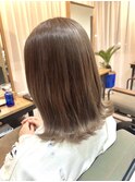 アイボリーベージュ〇ブリーチなしカラー