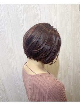 テーラヘアー 牛久店(TELA HAIR) ピンクブラウン×ショートボブ【TELAHAIR牛久】