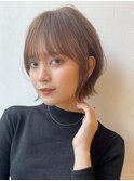 ★前下がりショートボブ石原さとみショートカットカラーパーマ