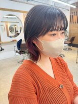 リプルバイメグ(Ripple by mEg)&nbsp;～ピンクイヤリングカラー×アッシュブラウン～