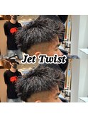 ジェットモヒカン×ツイストパーマ