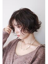 シスタ(SISTA)&nbsp;ミニボブパーマ大人ボブ/ピンクブラウン【自由が丘】