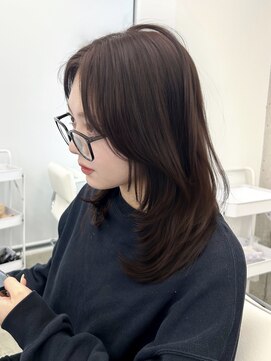 アイシー 表参道(ICY) ミディアムレイヤー&ショコラブラウン