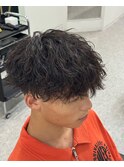 マッシュツイストスパイラルパーマ静岡メンズ
