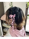 ショートヘアアレンジ【京都/ヘアセット】