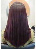 ロングヘア×ラズベリーピンク