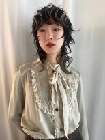 ダブ アオヤマ(DaB AOYAMA)&nbsp;デザインウルフカットデザインカラー似合わせカット