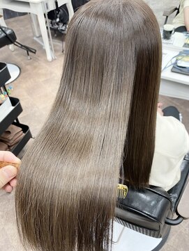 ハーシーバイアポロ 相模大野(HERSHE by apollo) 髪質改善縮毛矯正,レイヤー,縮毛矯正,白髪ぼかしハイライト.白髪