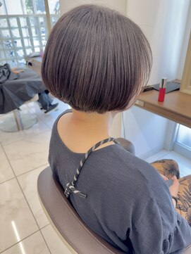 アッシュ 下北沢店(Ash) リュクスカラーの刈り上げボブ