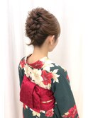 浴衣可愛いヘアアレンジ4/髪質改善/ヘアセット/ヘアメイク/韓国