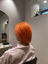 リエート 四条河原町(Lieto)&nbsp;髪質改善ケアブリーチオレンジハイトーンダブルカラー10代20代