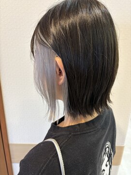 エレガンスヴェール(ELEGANCE vert) 王道ボブ×インナーカラー